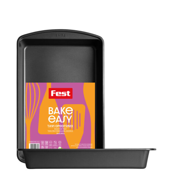 ΤΑΨΙ ΟΡΘΟΓΩΝΙΟ 33x22.8x5EK BAKE EASY FEST